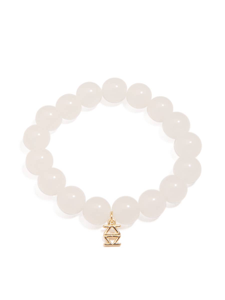 Glass Bead Stretch Bracelet