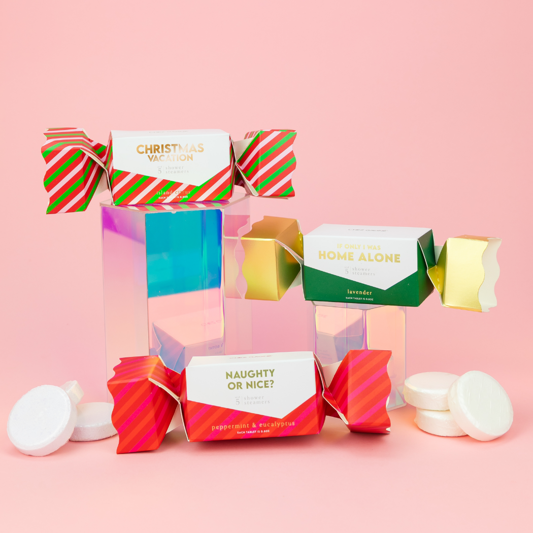Holiday Mini Shower Steamer Popper Gift Set