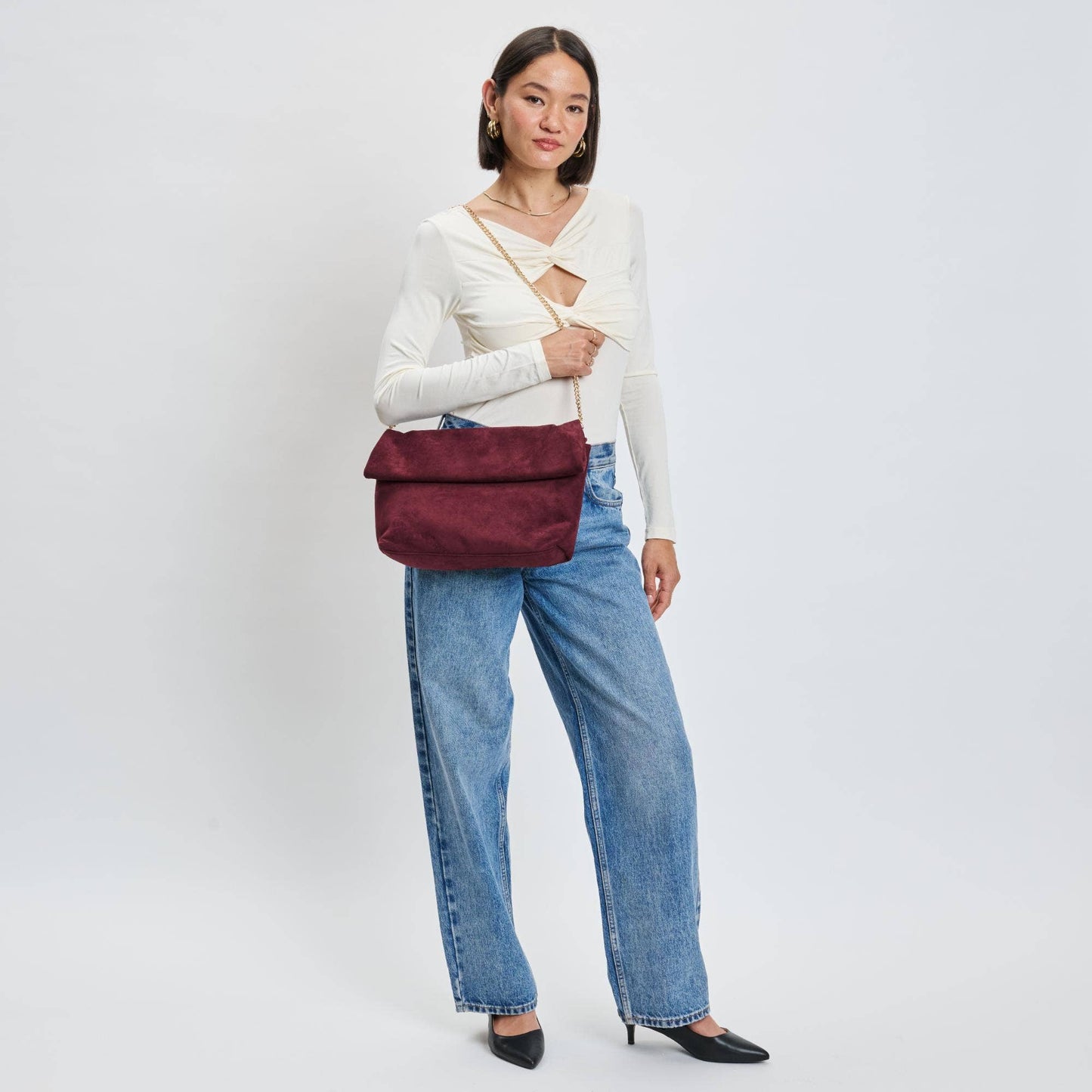 Luxe Cream Crossbody