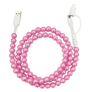 Beaded 2 in 1 Phone Charger