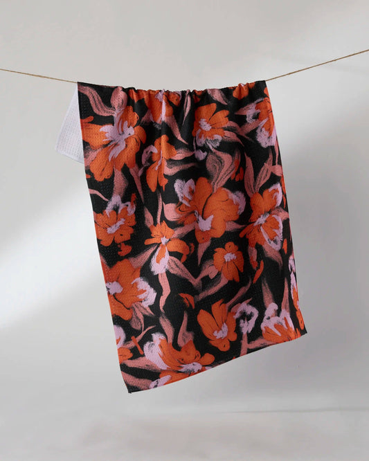 Geometry Boo-tanical Tea Towel
