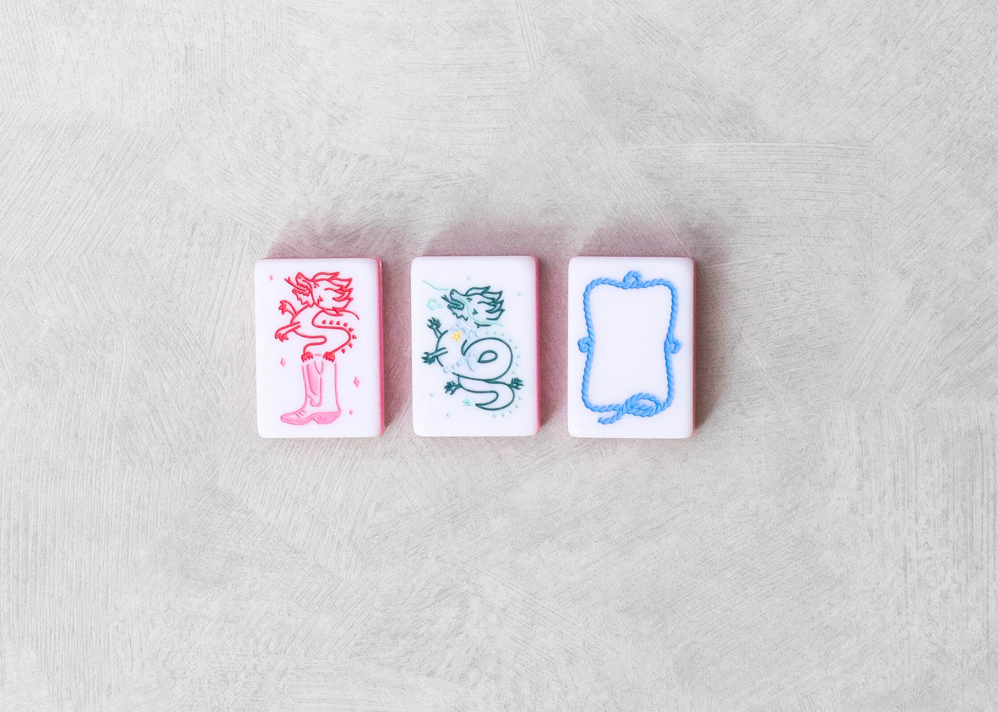 Miss Cowgirl Mahjong Set