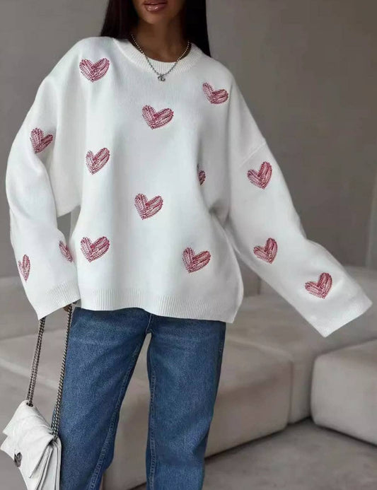 Heart Pullover Sweater