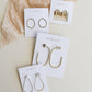 Gold Three Hoop Huggie