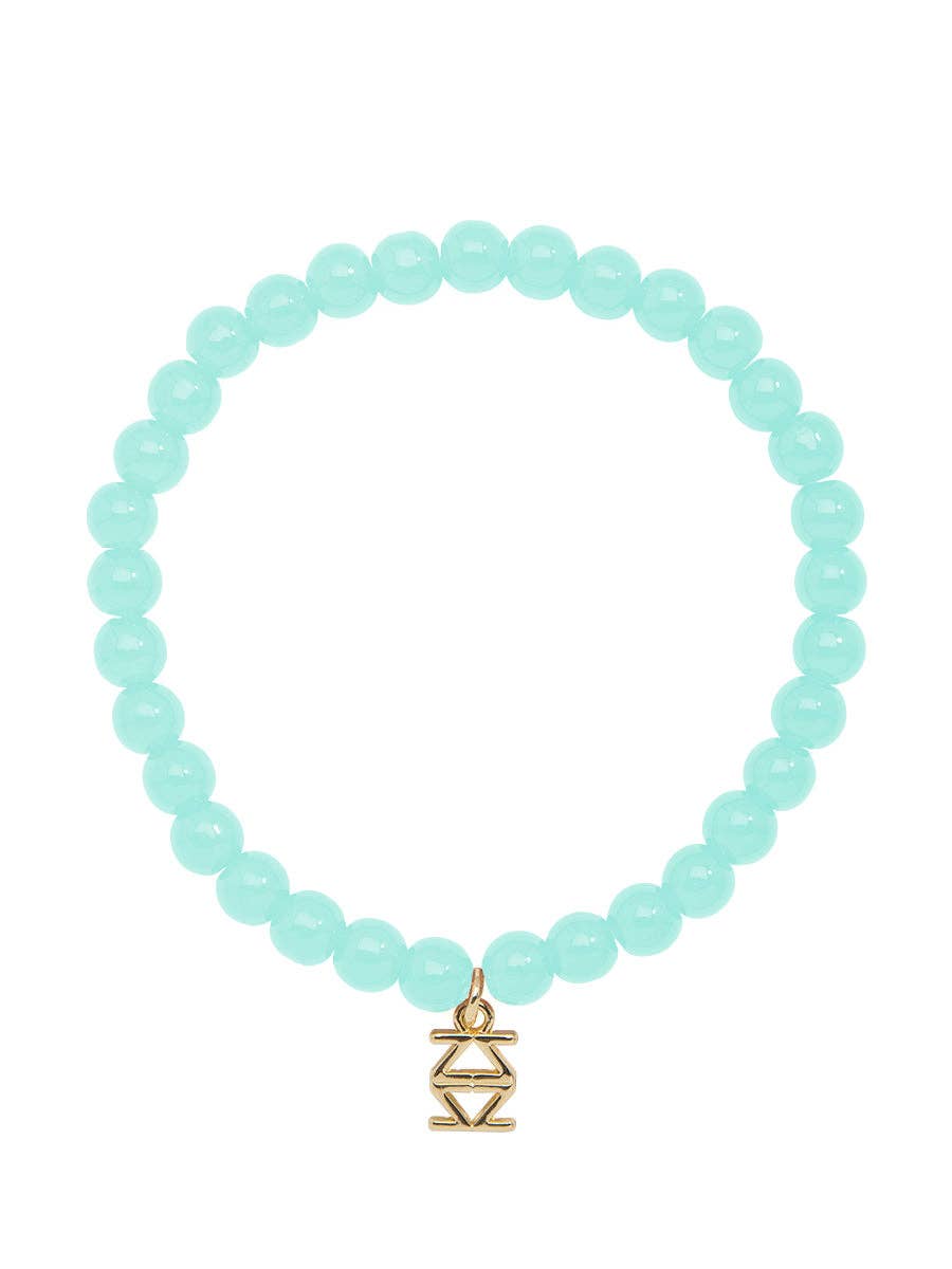 Small Glass Bead Stretch Bracelet