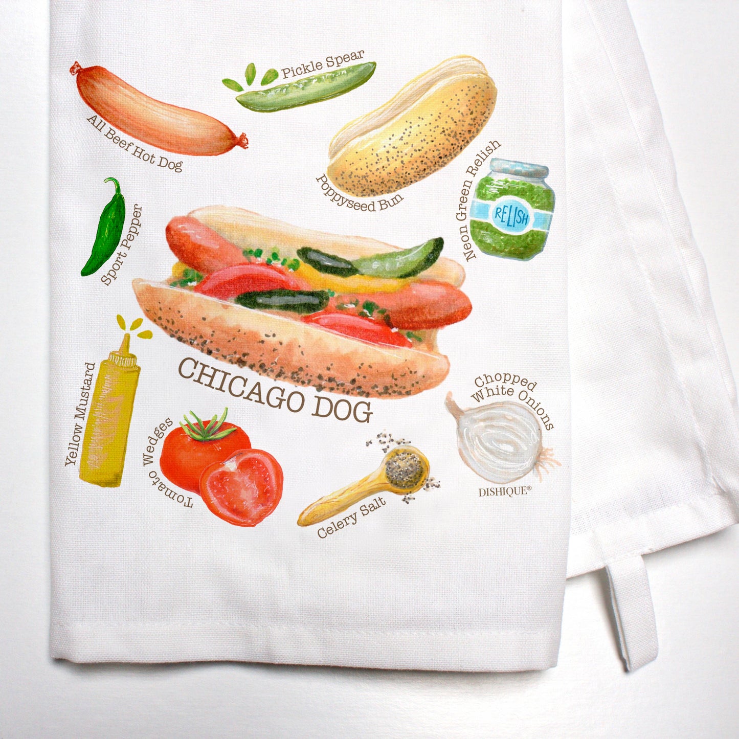 Chicago Dog Towel 