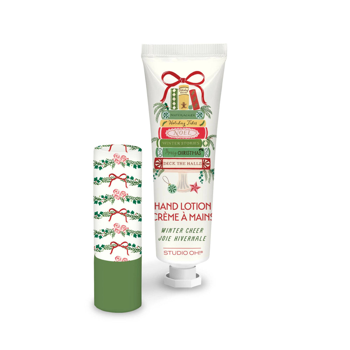 Studio Oh! - Bookish Christmas Lip Balm & Hand Lotion Set