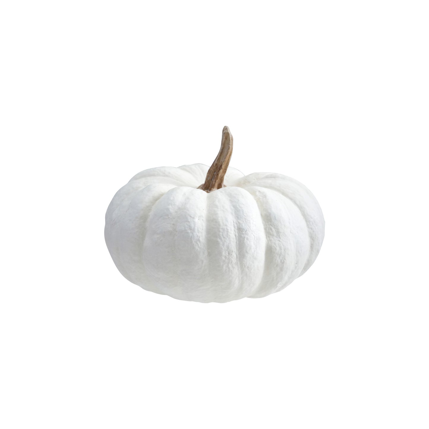 Cream Resin Pumpkin