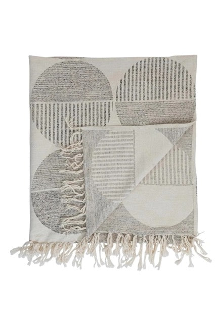 Cotton Jacquard Throw