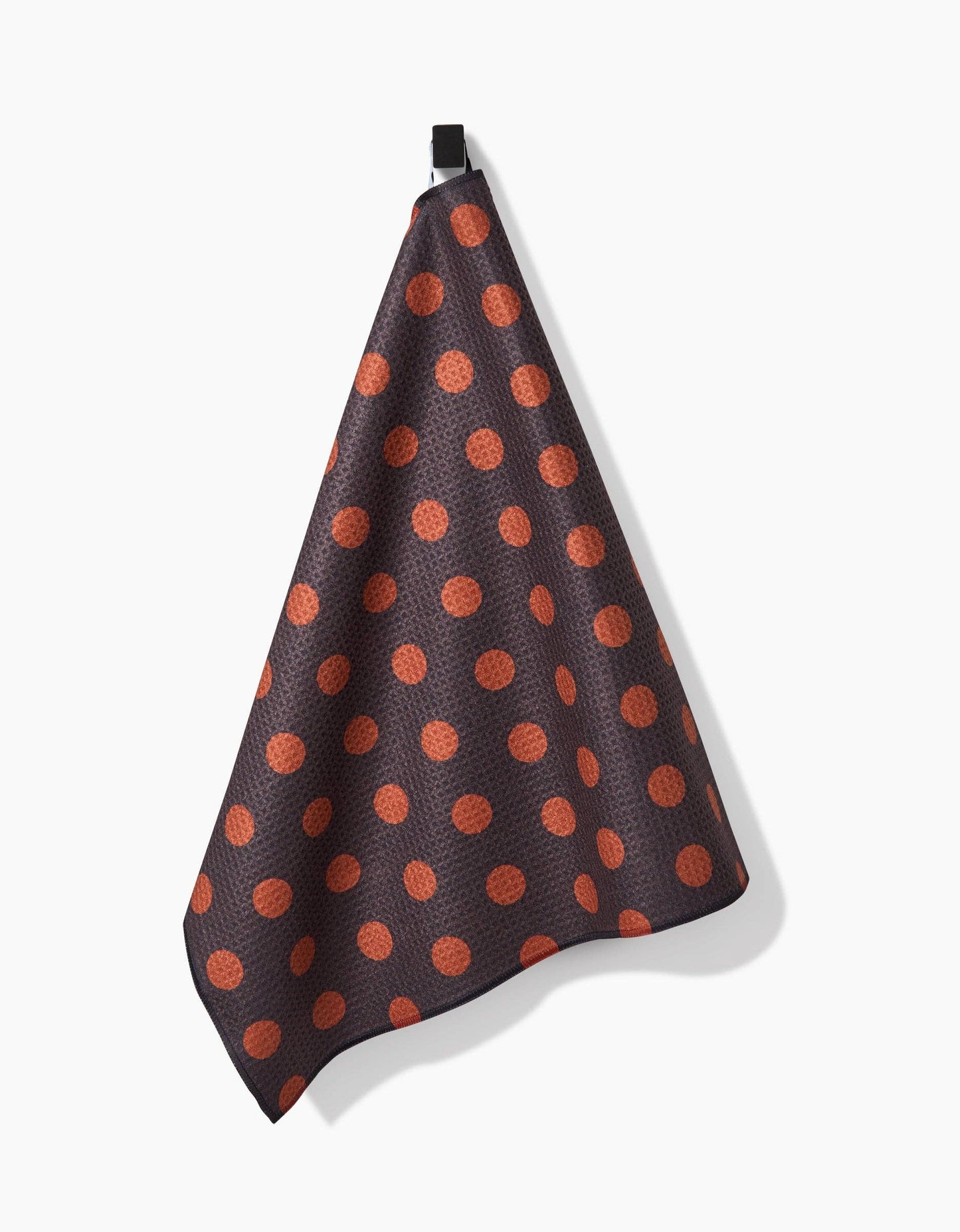 Geometry Cocoa Dots Tea Towel