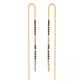 Miyuki Seed Bead Threader Earrings