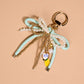 Layered Bow Bag Charm