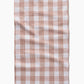 Geometry Vintage Gingham Natural Tea Towel