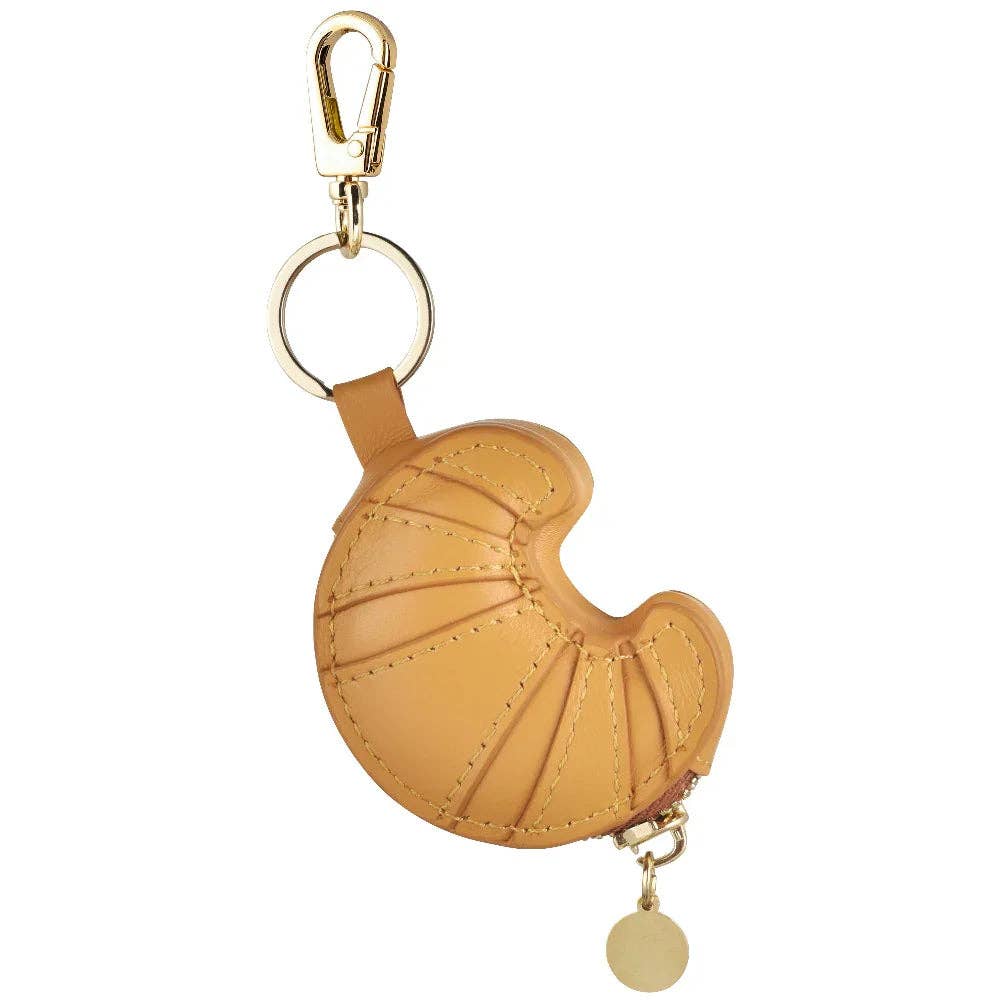 Croissant Airtag Bag Charm