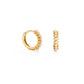 Tiny Pearl Huggie Hoops