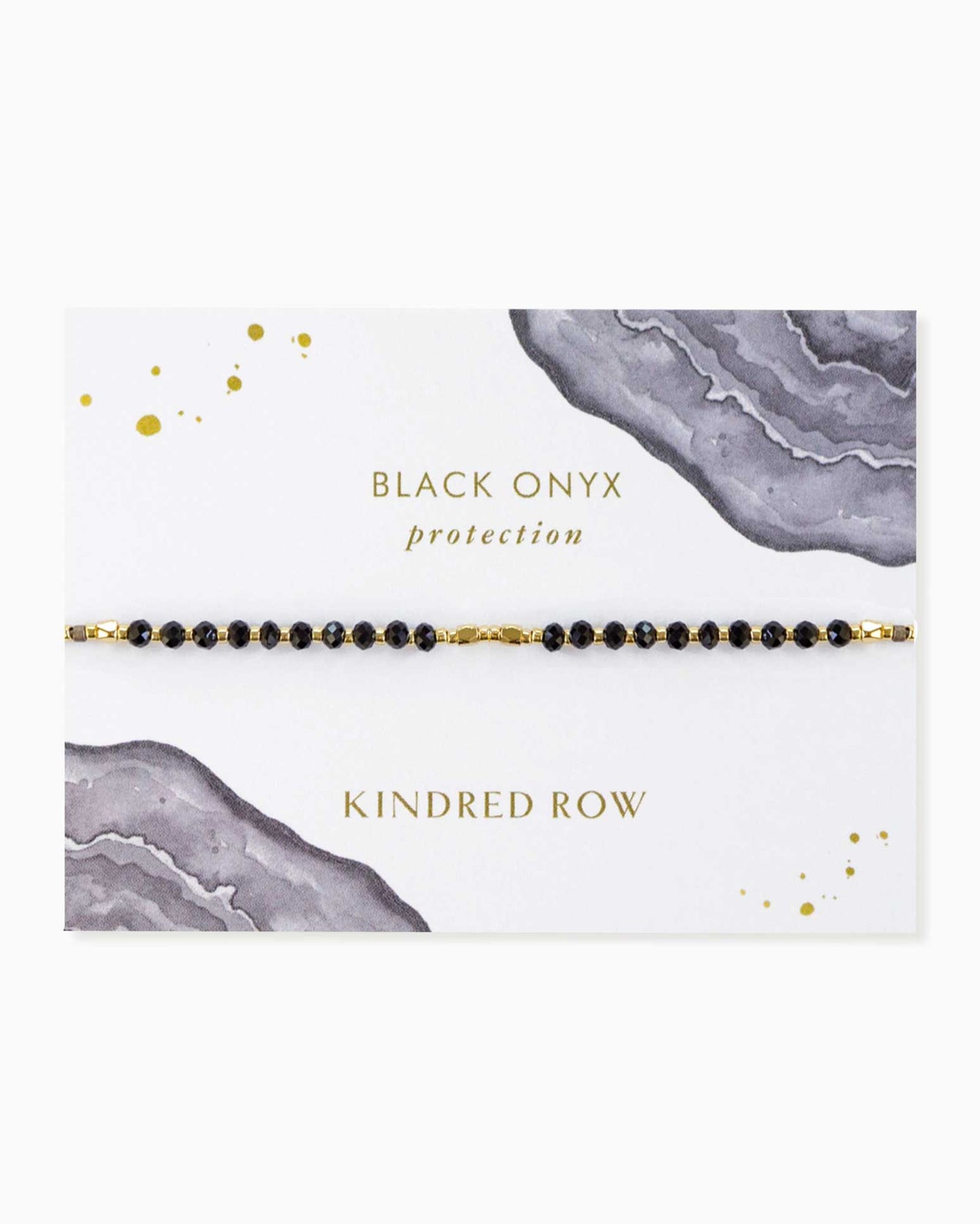Black Onyx Gemstone Bracelet