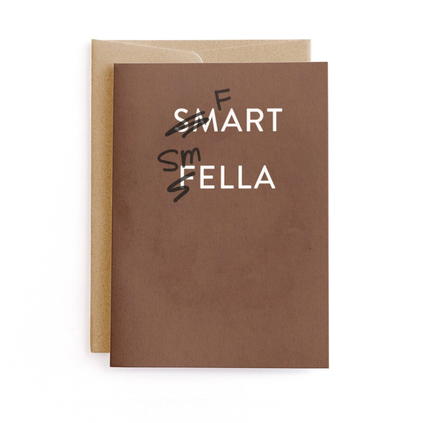 Minted - Smart Fella, Funny Birthday Greeting Card