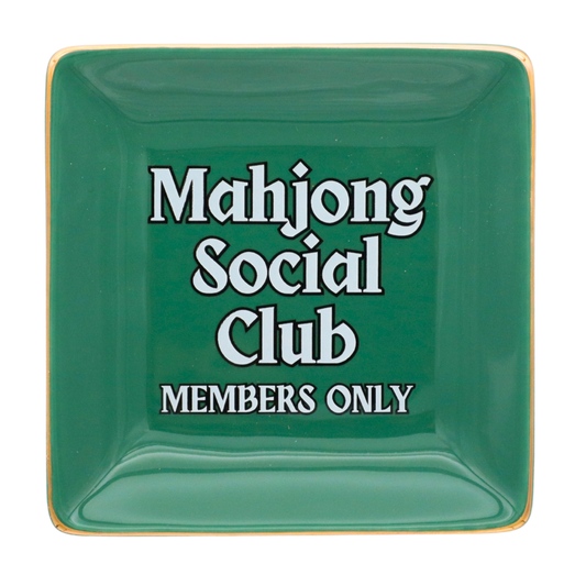 Mahjong Social Club Trinket Tray