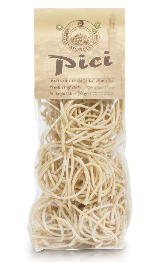 Organic Pici Pasta, Thick Pasta Nests (durum Wheat Semolina)