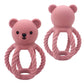 BPA All Silicone Teddy Rattle