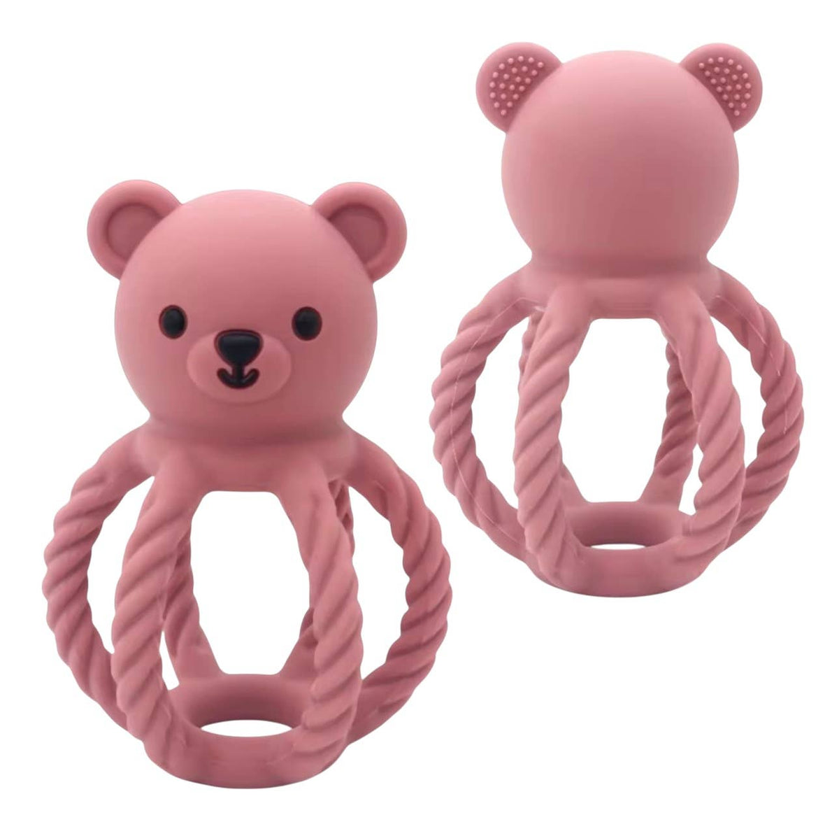 BPA All Silicone Teddy Rattle