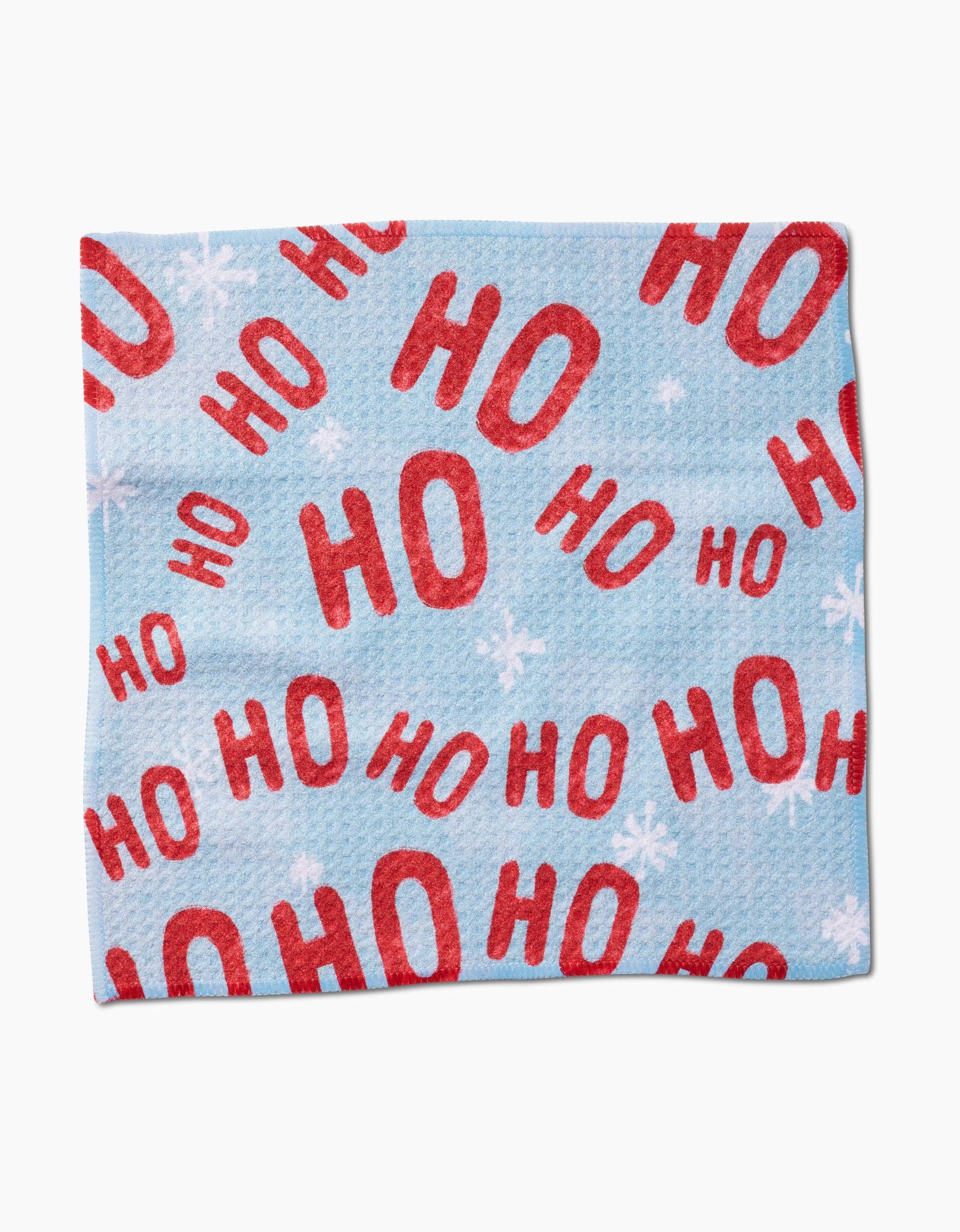 Geometry Merry Santa Claus Dishcloth Set