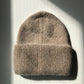 Neutral Angora Beanie