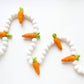 Simple Big Carrot Felt Ball Garland