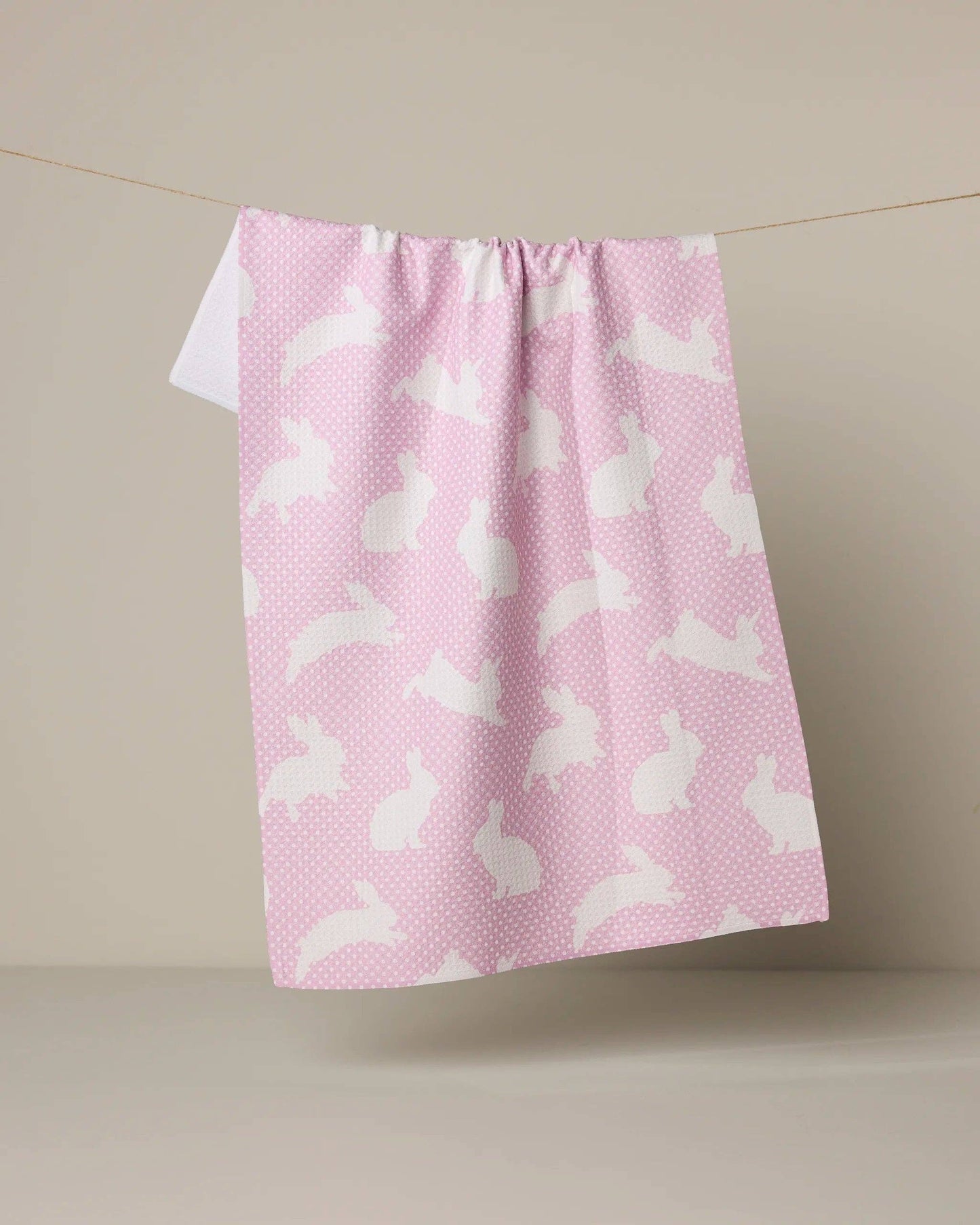 Geometry Sweet Bunny Tea Towel