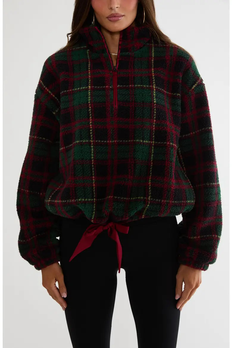 Beach Riot Leona Top Pine Sherpa Jacket