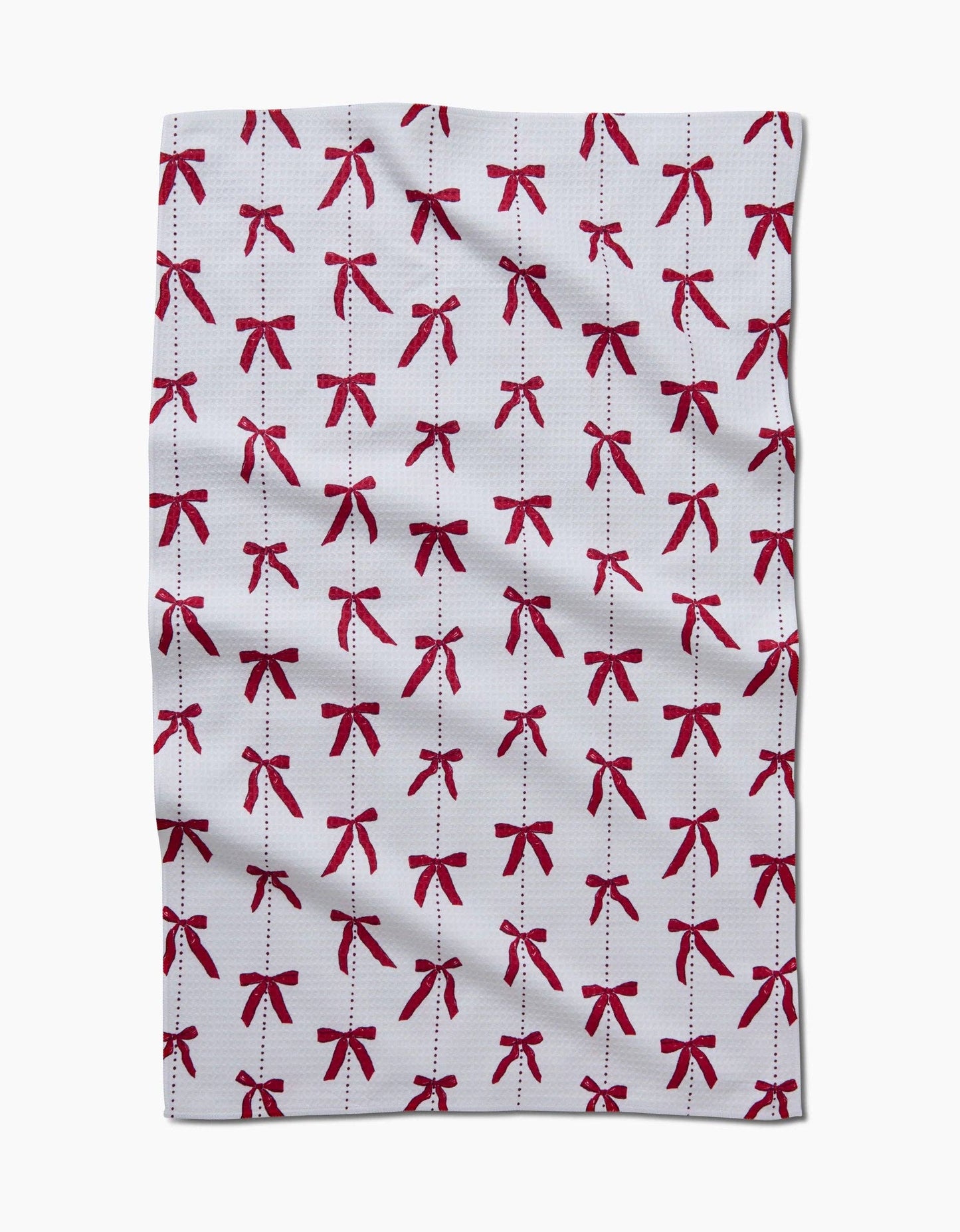 Geometry Little Bows And Pearls Luxe Hand Towel