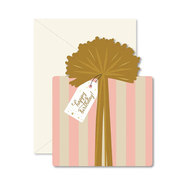 Pink Birthday Box Card