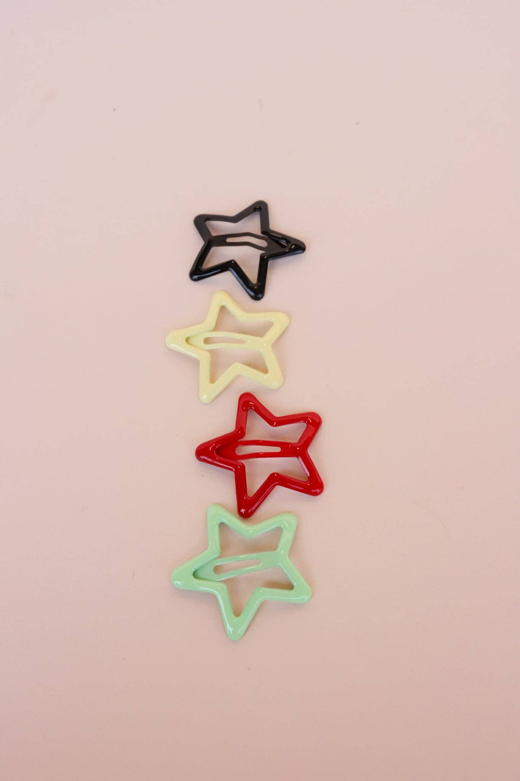 Red Star Hair Clips