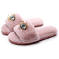 Fluffy Evil Eye Slippers