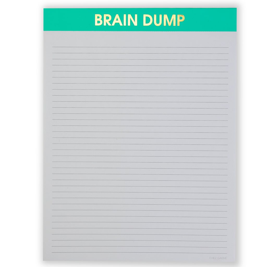 Brain Dump Large Notepad