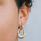 Gold Double Hoop Earrings