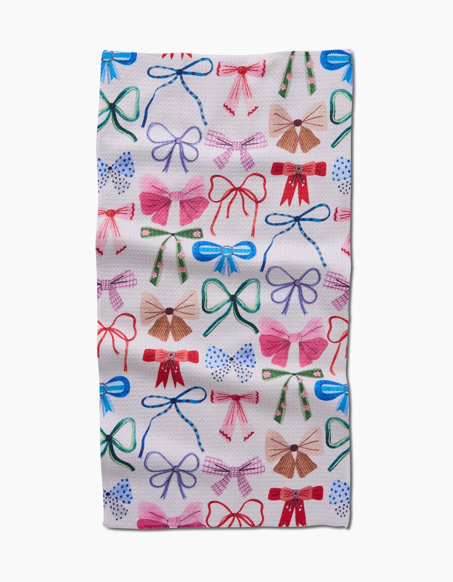 Geometry Bows Bar Towel