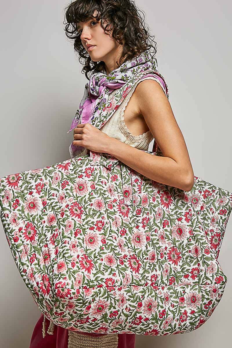 Jumbo Quilted Tote Bag