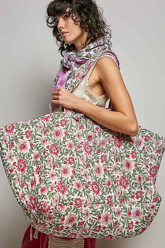 Jumbo Quilted Tote Bag