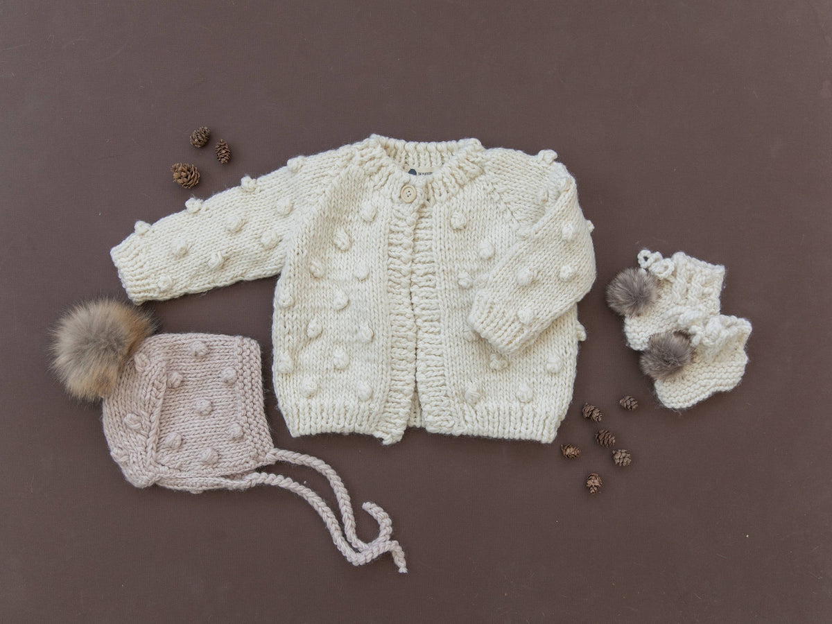 Baby  Popcorn Cardigan