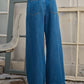 Drawstring Denim Pants