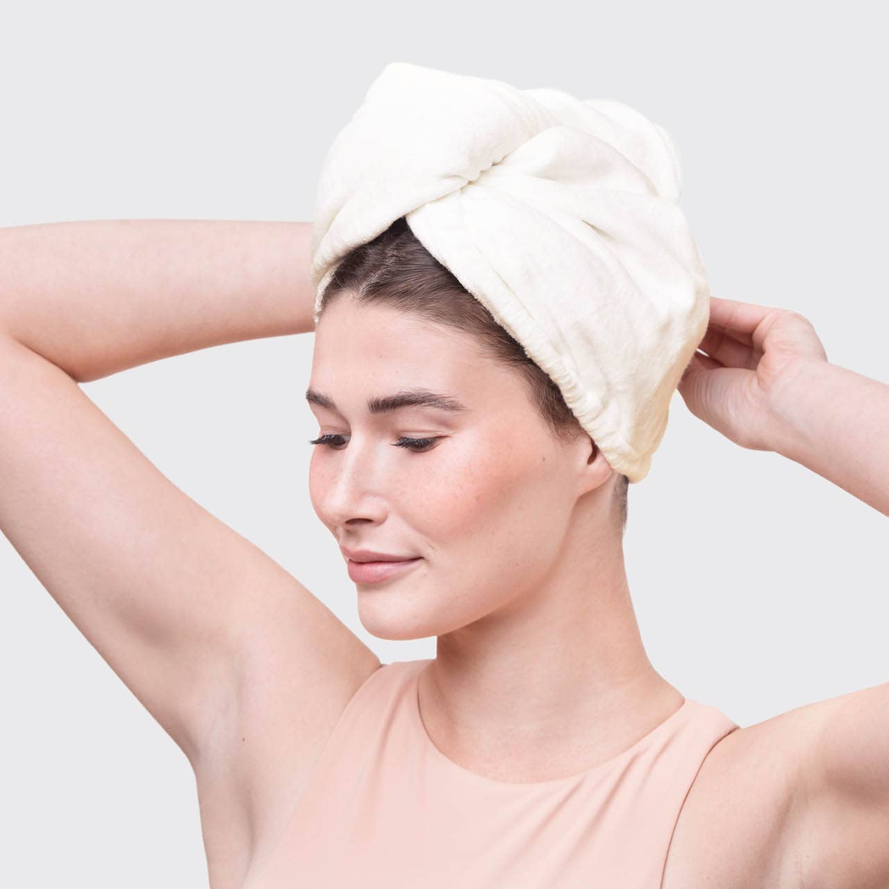 Kitsch Ivory Quick Dry Hair Towel