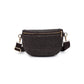 Woven Chocolate Belt Bag