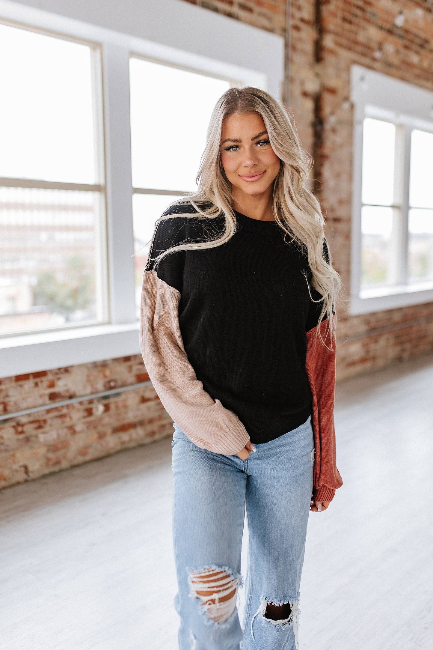 Harlow Puff Sleeve Sweater