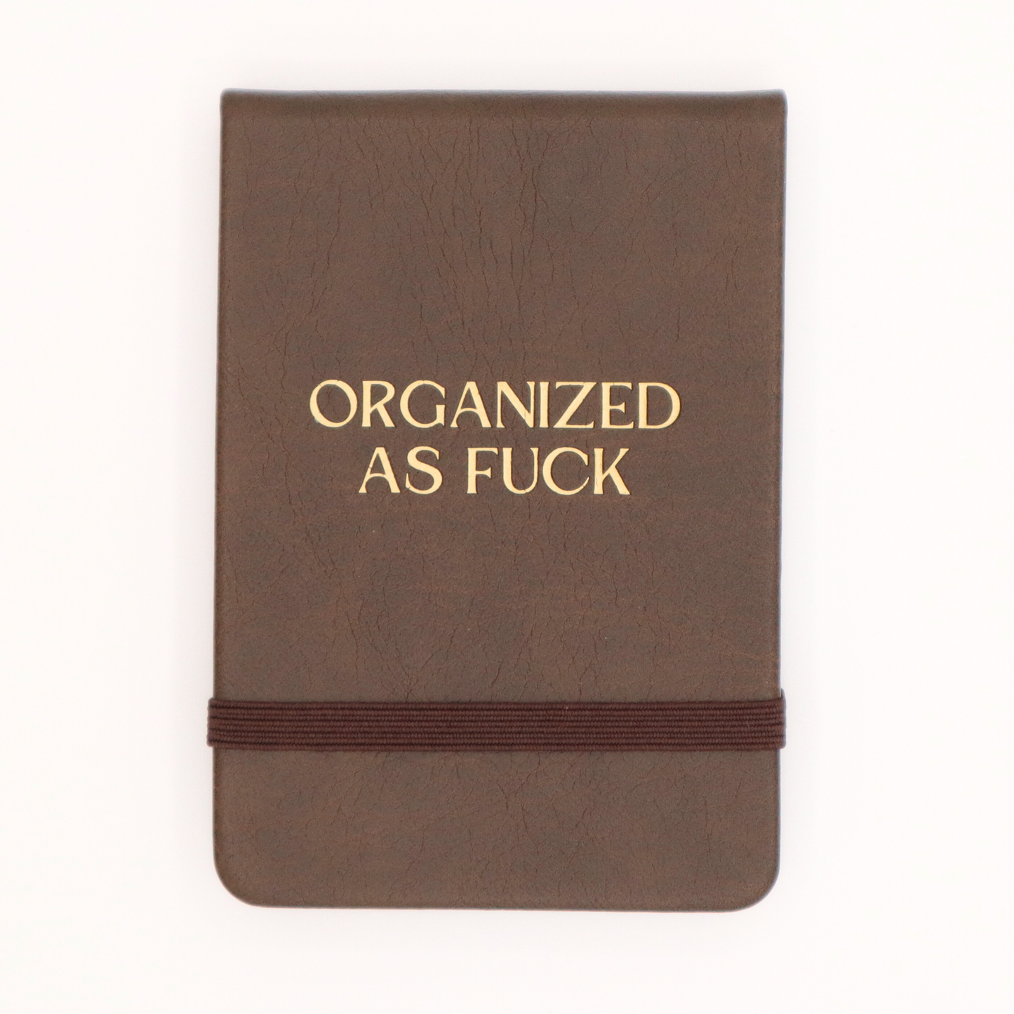 Organized As Fuck Leather Pocket Journal