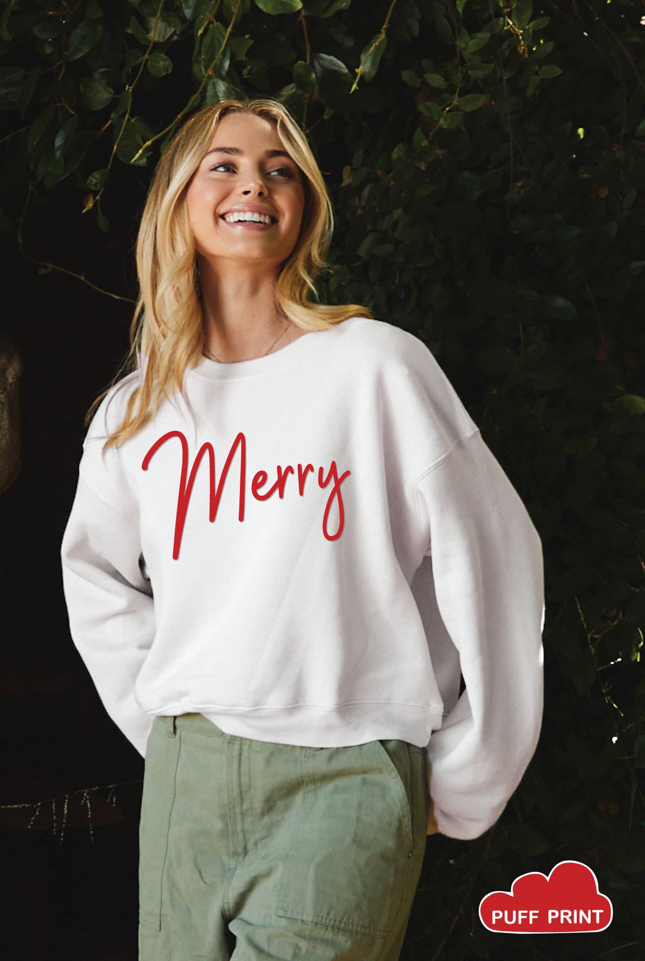 Merry Puff Mid Graphic Sweatshirt