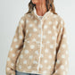 Polka Dot Button Down Jacket
