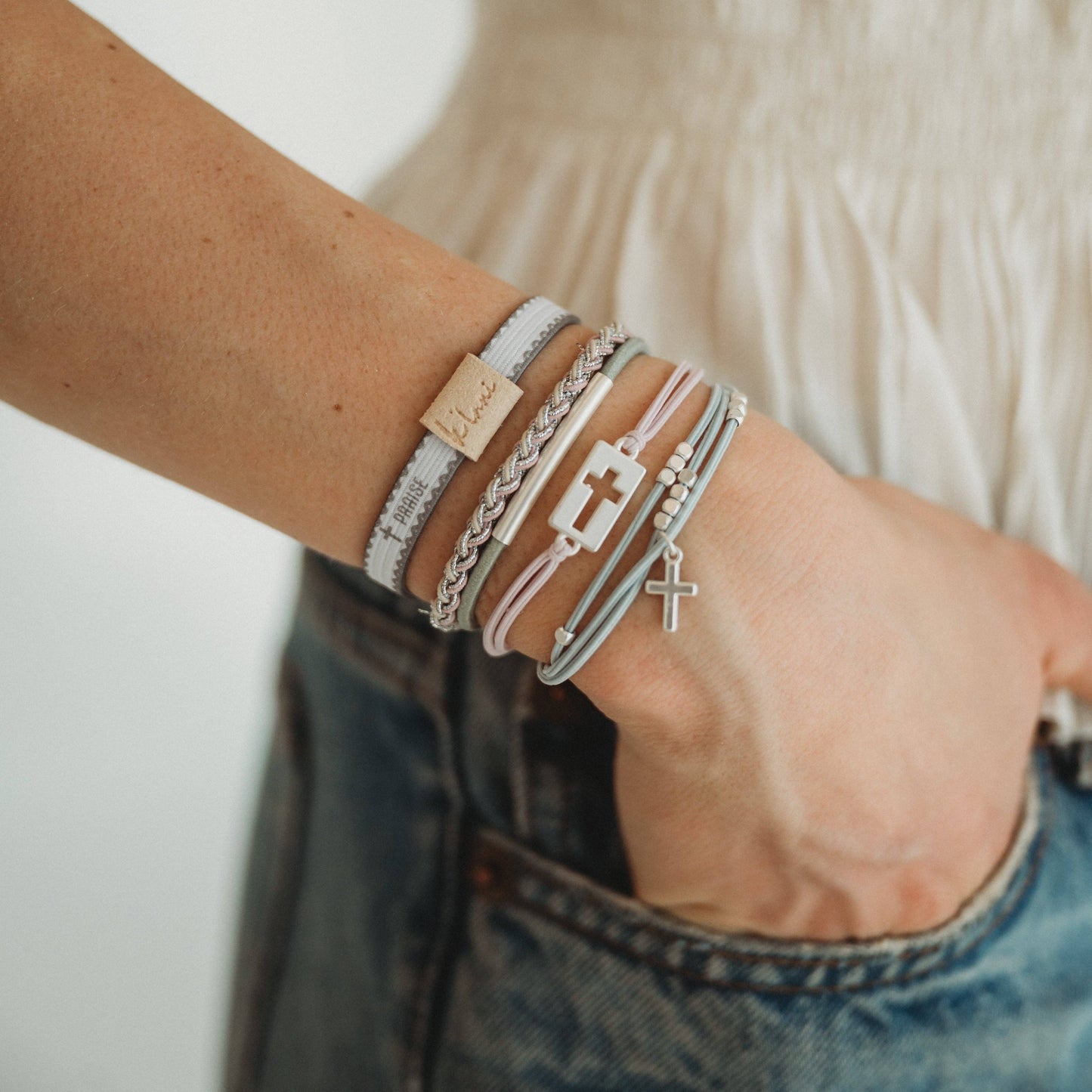 "Praise" Hair Tie Bracelets