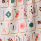 Geometry Cypress Tile Toss Tea Towel