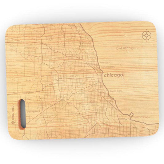 Chicago Maple Bar Prep & Cutting Board